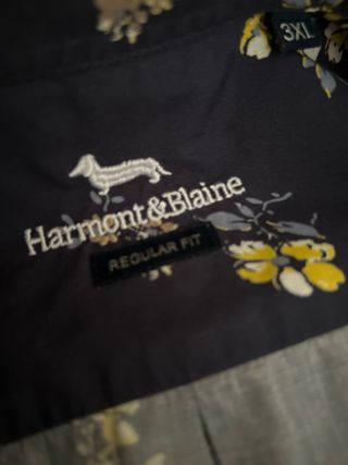 Camisa Harmont & Blaine floral azul
