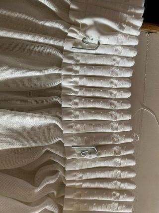 Cortinas de algodón tupido beige