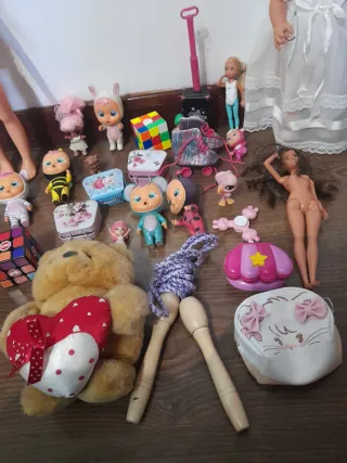 Lote de juguetes para niña
