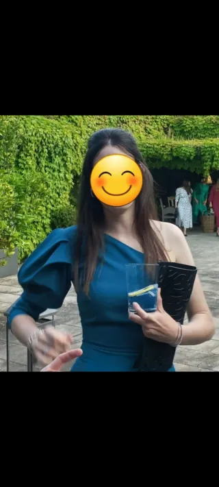 Vestido fiesta un hombro