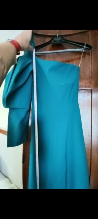 Vestido fiesta un hombro