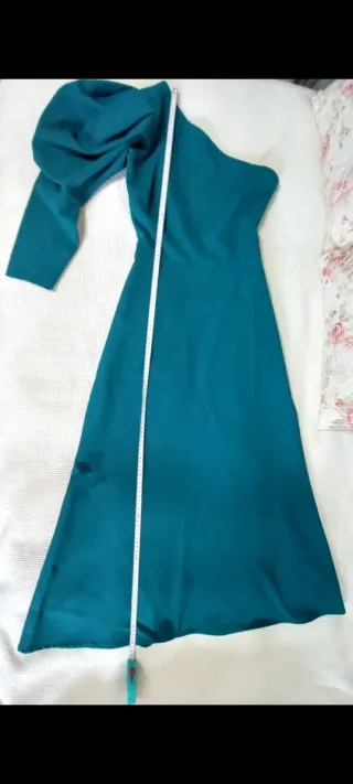 Vestido fiesta un hombro