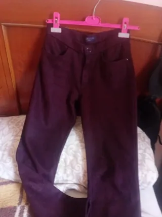 Pantalón aterciopelado mujer talla S
