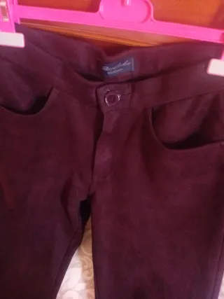 Pantalón aterciopelado mujer talla S