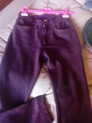 Pantalón aterciopelado mujer talla S