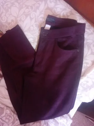 Pantalón aterciopelado mujer talla S