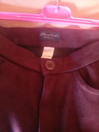 Pantalón aterciopelado mujer talla S