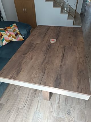 Mesa extensible de salón madera