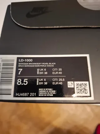 Nike LD-1000 Marrón y Blanco