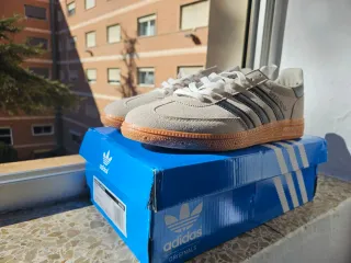 Adidas Handball Spezial Beige/Naranja Hombre