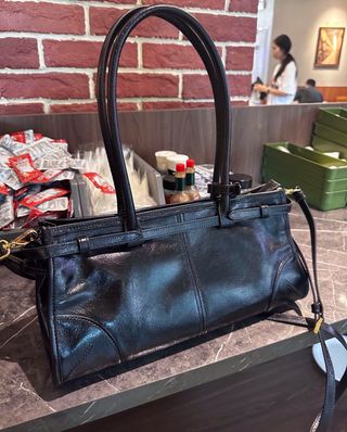 Bolso Prada Negro Piel Suave