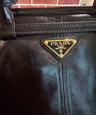 Bolso Prada Negro Piel Suave