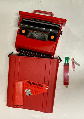 Máquina de escribir Olivetti Valentine Roja