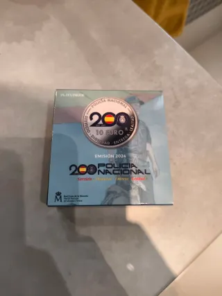 Moneda Bicentenario Policía Nacional 10 Euro