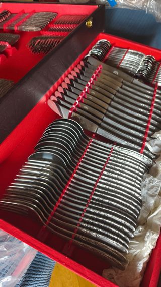 Cubertería Acero Inoxidable Estuche