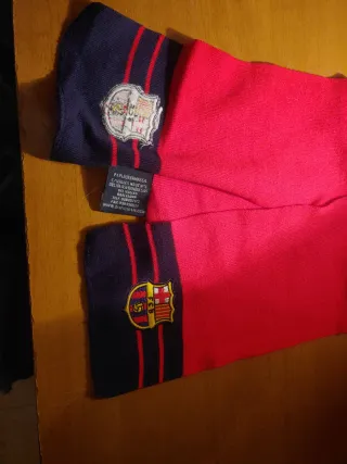 Conjunto FC Barcelona: Gorro, Bufanda y Guantes