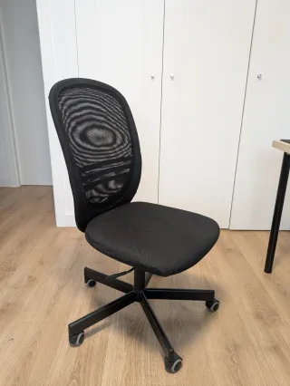 Silla de trabajo FLINTAN negra