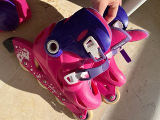 Patines en línea y protecciones Oxelo 32-34