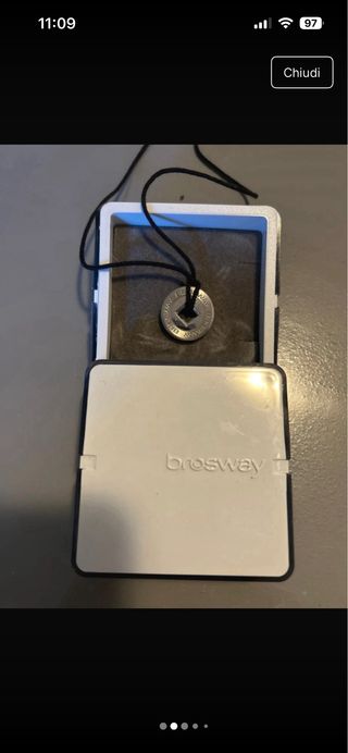 Collana Brosway Uomo Argento e Blu