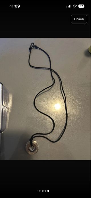 Collana Brosway Uomo Argento e Blu