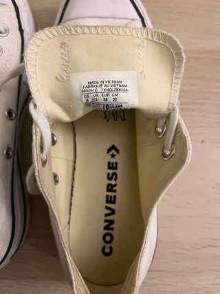 Converse All Star Plataforma Brancas