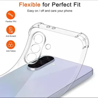 Funda y Cristal Templado Samsung A56,26,16