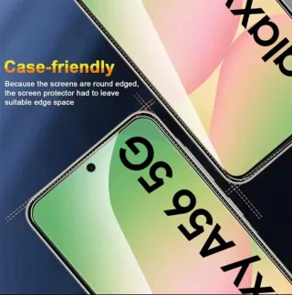 Funda y Cristal Templado Samsung A56,26,16