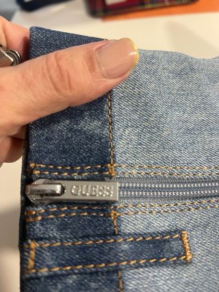 Botín Guess Tacon 11cm Tejano