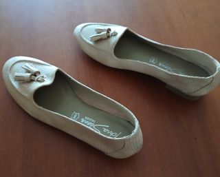 Mocasines Ana Sáenz Beige Talla 39