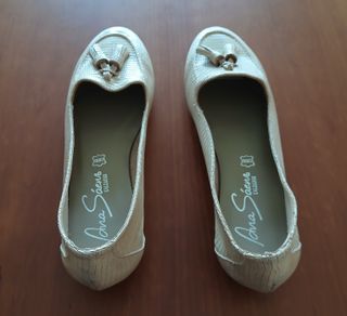 Mocasines Ana Sáenz Beige Talla 39