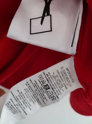 Jersey Easy Wear Rojo Hilo Talla S