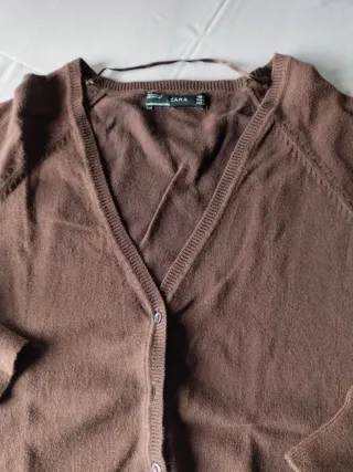 Chaqueta ZARA marrón mujer Talla XS