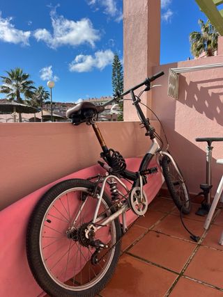 Bicicleta plegable vintage paseo