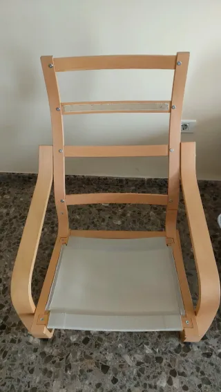 Sillón Poang Ikea Madera Roble claro
