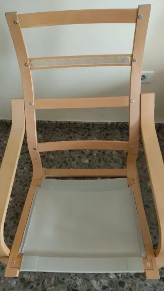 Sillón Poang Ikea Madera Roble claro