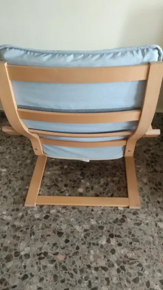 Sillón Poang Ikea Madera Roble claro