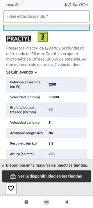 fresadora practyl m1r kz 8h sin estrenar