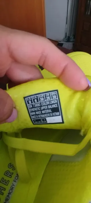 Zapatillas Skechers Mujer Amarillas