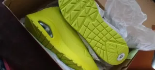 Zapatillas Skechers Mujer Amarillas