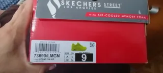 Zapatillas Skechers Mujer Amarillas