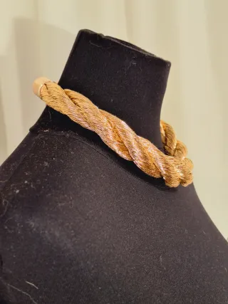 Collana Zara donna oro intrecciato