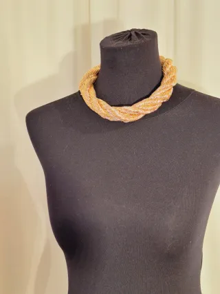 Collana Zara donna oro intrecciato