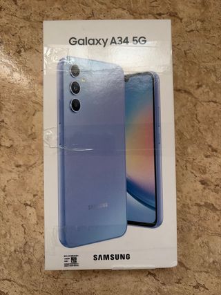 Samsung Galaxy A34 5G 128 GB + caja + 5 fundas