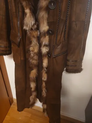 Cappotto montone pelliccia 48