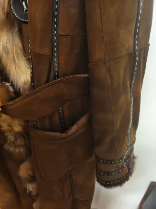 Cappotto montone pelliccia 48