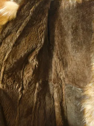 Cappotto montone pelliccia 48