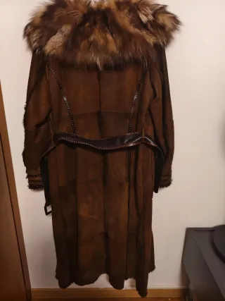 Cappotto montone pelliccia 48
