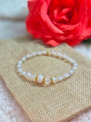 Pulsera Obatala Cristal Elastica