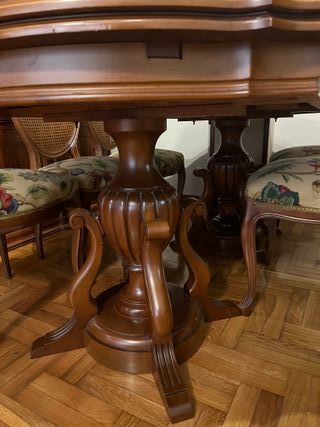 Mesa comedor extensible 6 sillas