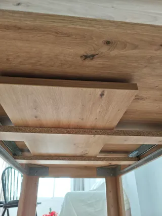 Mesa de comedor madera estilo artisan